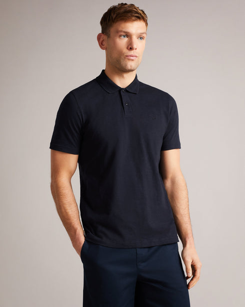 DELVIN-Tops-Dive into DELVIN. This essential polo shirt covers all the bases with a flattering fit, collar, and short sleeves. Paired with jeans and trainers, this top is perfect for spontaneous visits to the farmer's market or can be dressed up with tailored trousers and boots for a smart-casual look. By choosing Ted Baker cotton products, you're supporting our investment in the Better Cotton Initiative's mission. This product is sourced via a system of mass balance and therefore may not contain better cot